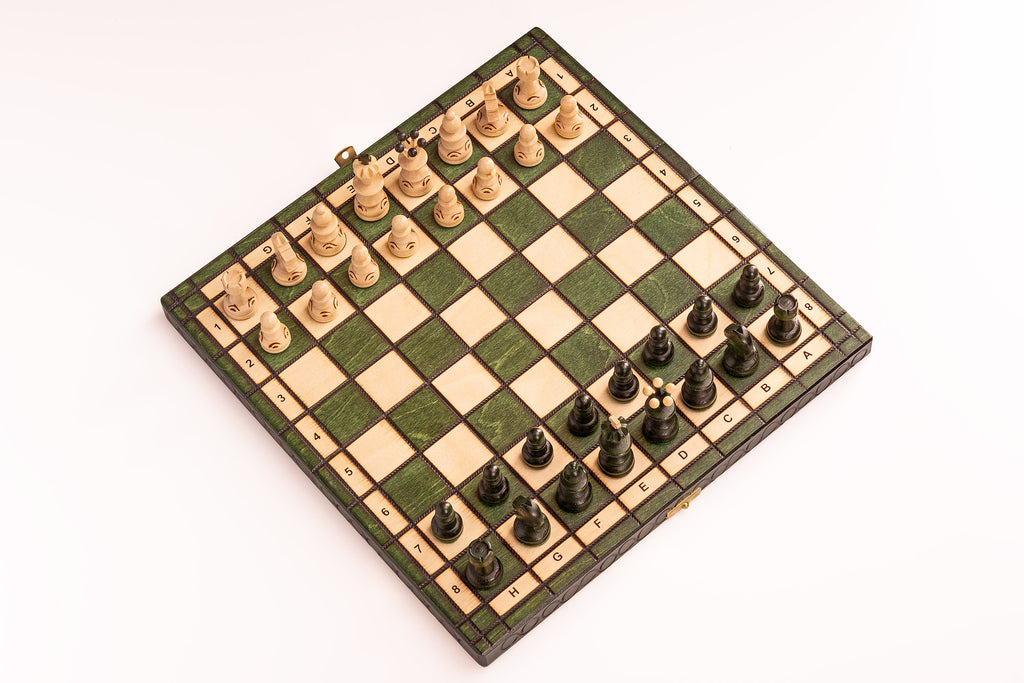 Jeux d'échec Small Pearl vert