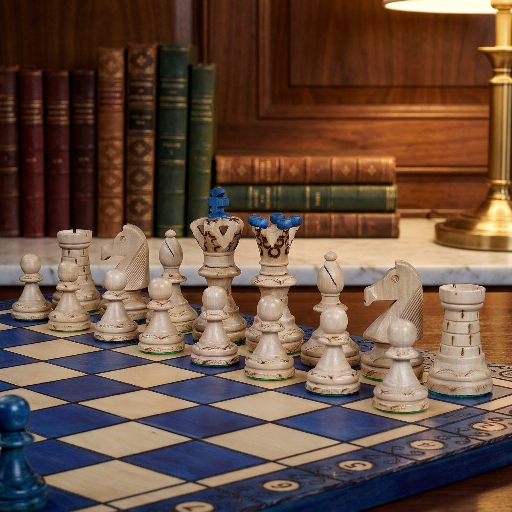 Jeux d'échec Ambassador bois