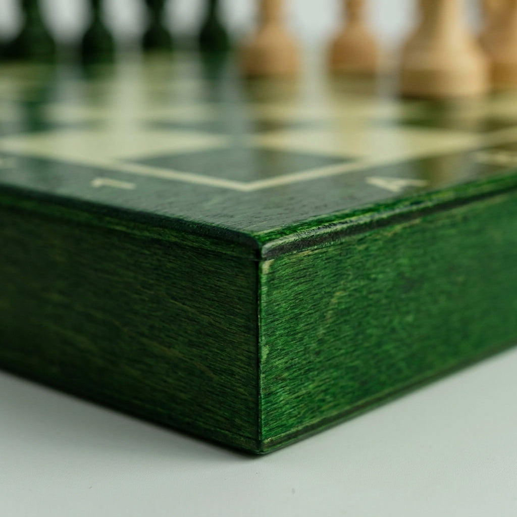 Jeux d'échec magnétique mini 20 cm vert