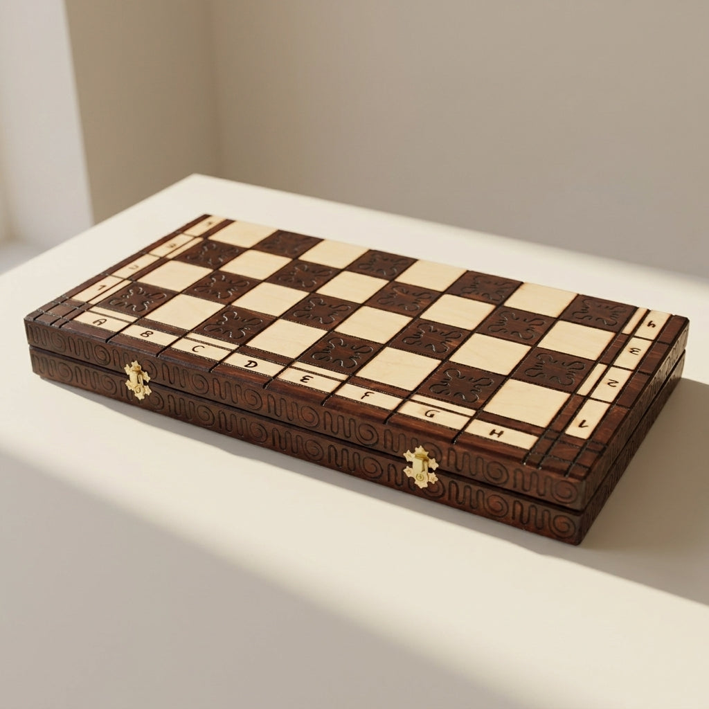 Jeux d'échec Indian bois