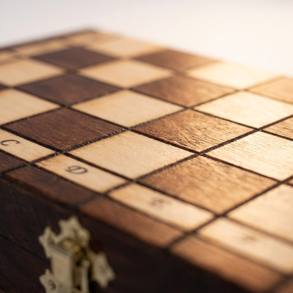 Jeux d'échec Royal Maxi pyrogravé