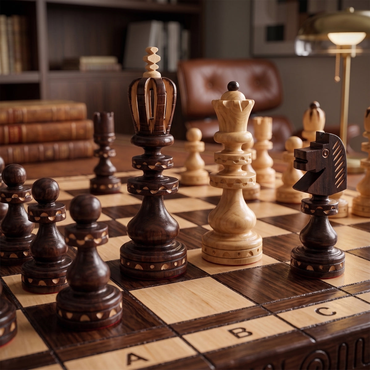 Jeux d'échec Roman bois