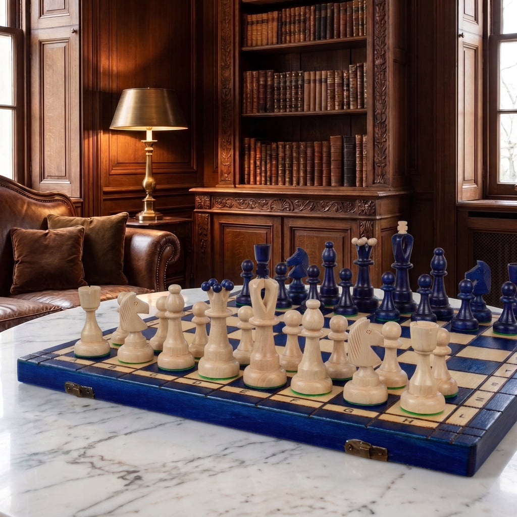 Jeux d'échec ACE bois avec rangement