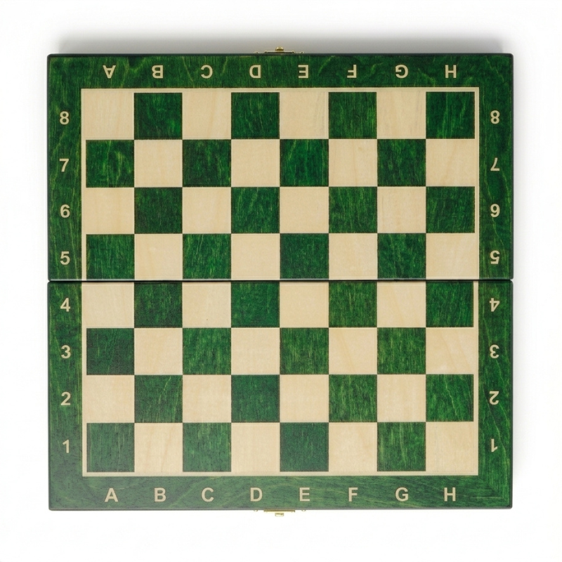 Jeux d'échec magnétique mini 20 cm vert