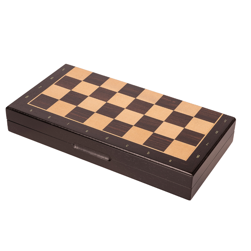 Jeux d'échec magnétique Ébène 33 cm