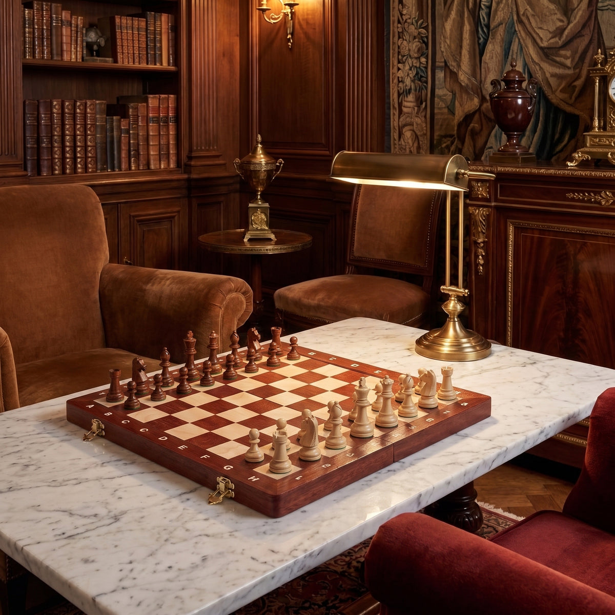 Jeux d'échec Tournament n°4 marqueté