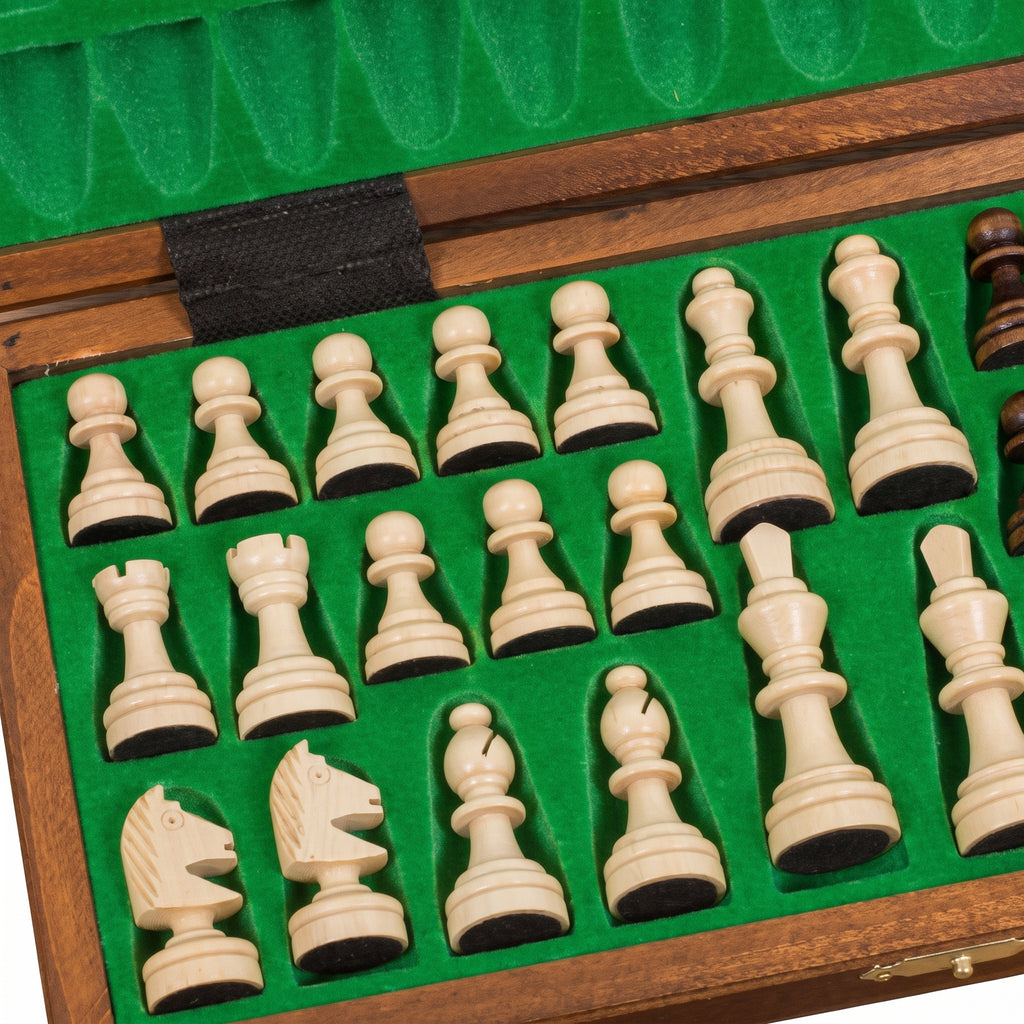 Jeux d'échec magnétique marqueté