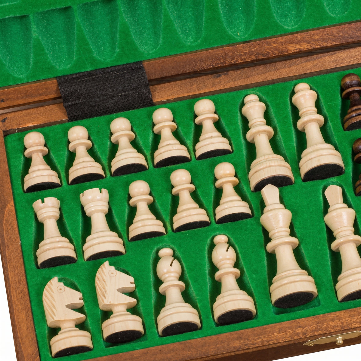 Jeux d'échec magnétique marqueté