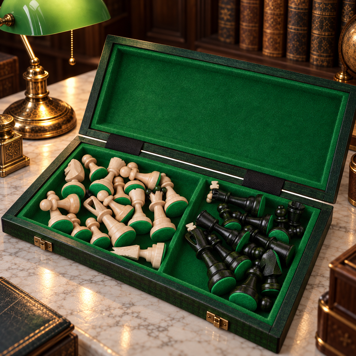 Rangement intérieur du jeu ACE vert