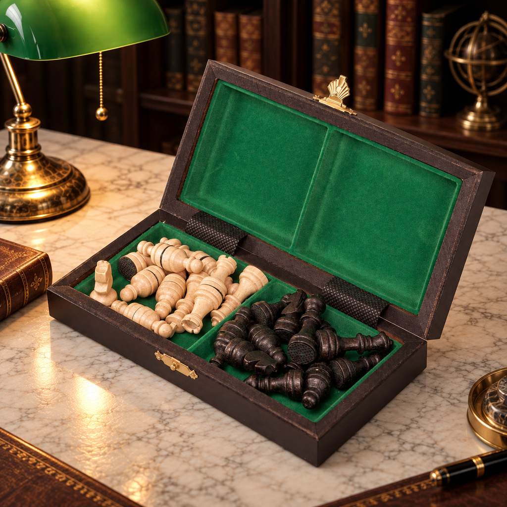Rangement intérieur du jeu magnétique mini noir
