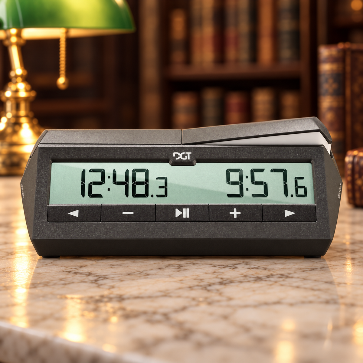 Écran et commandes de la pendule DGT 1500