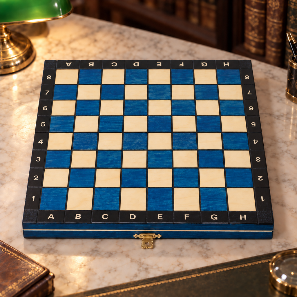 Plateau bleu magnétique 27 cm avec coordonnées
