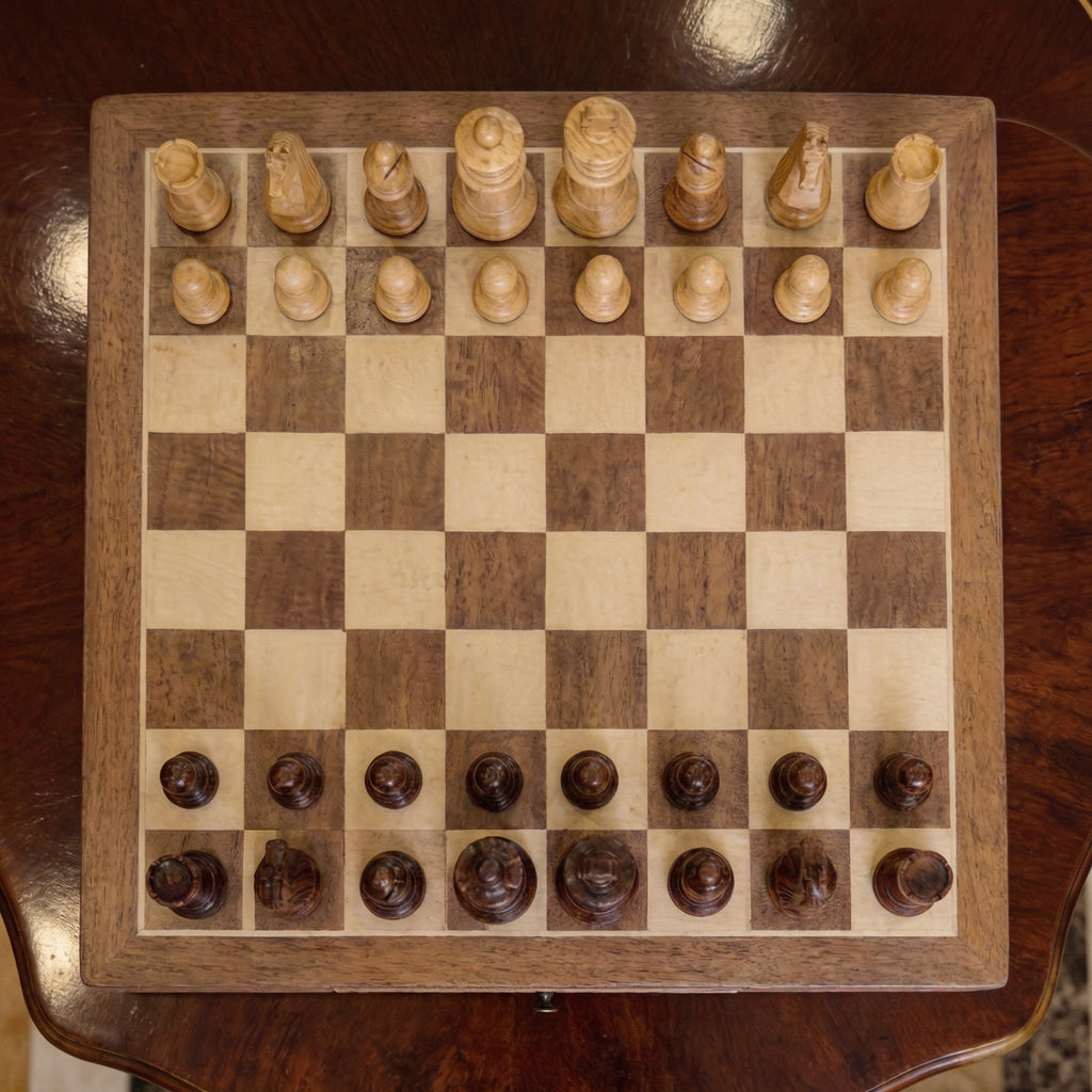 Jeux d'échec bois Érable à tiroir